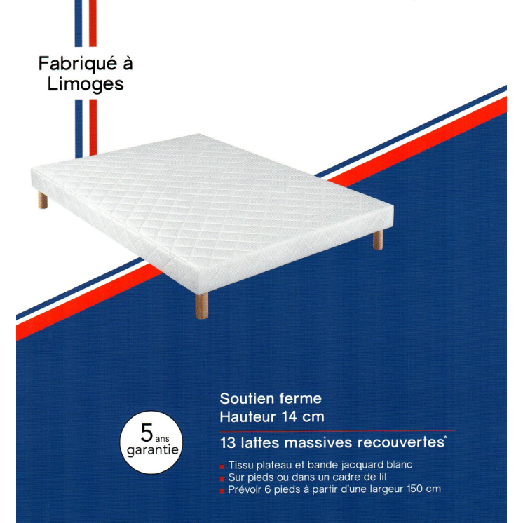 Sommier - Sommier à lattes - Avenue Literie
