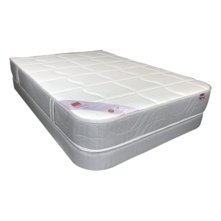 Ensemble matelas + sommier demi corbeille 2 coins Atoll Epeda 140x190