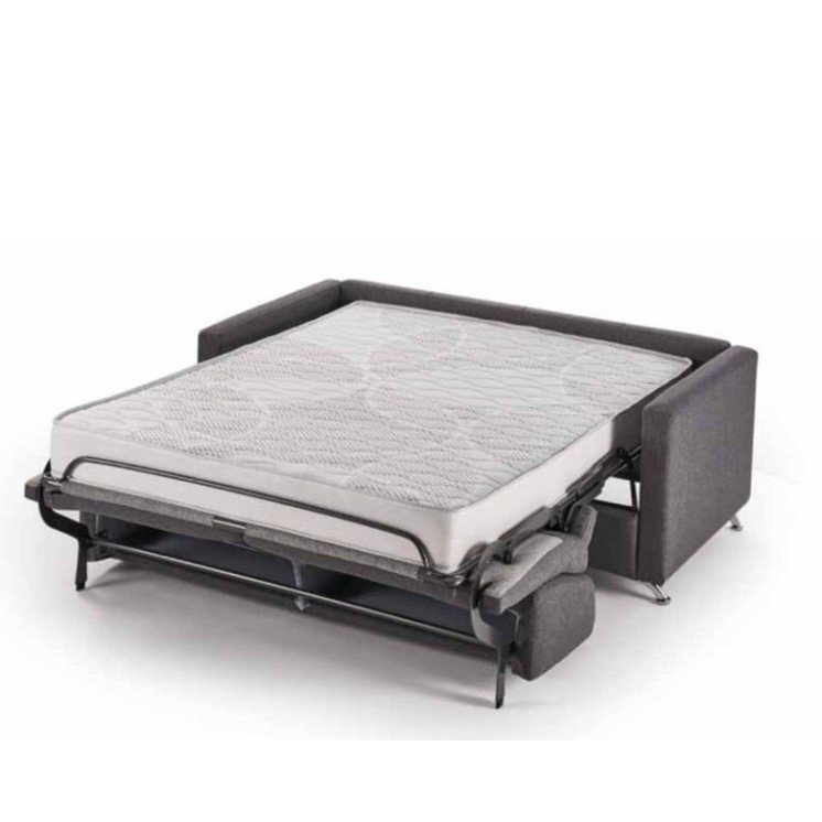 Canapé convertible 3 places gris