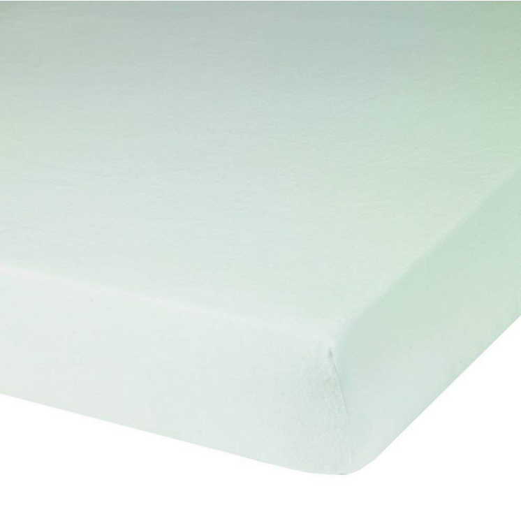 Protège matelas coton forme housse Blanc des Vosges bonnet 40 cm