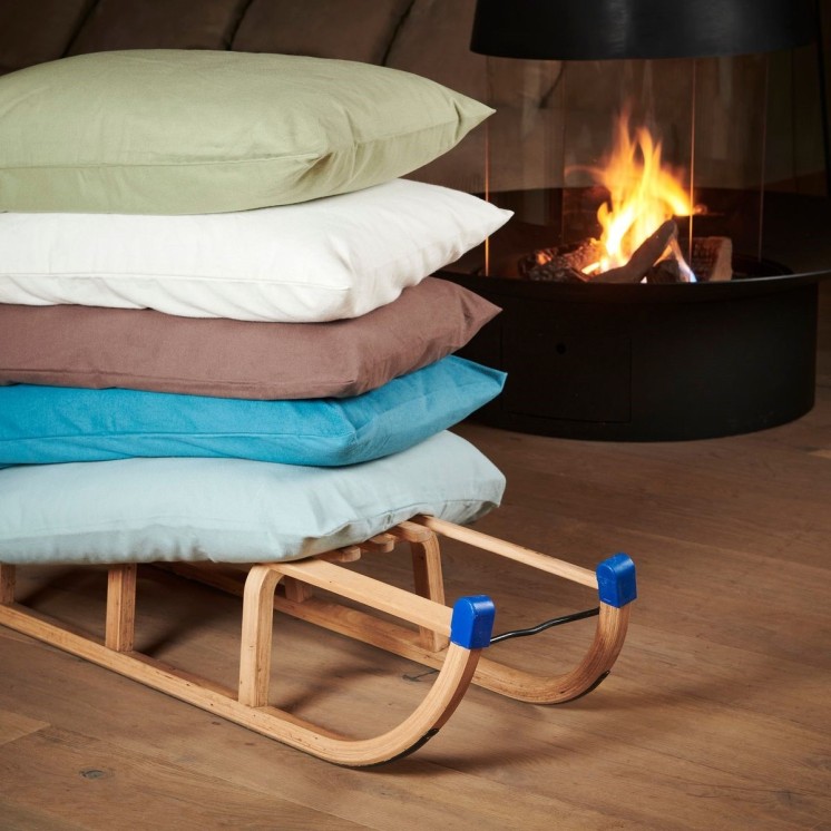 Drap housse  flanelle unie 170g/m² en coton premium