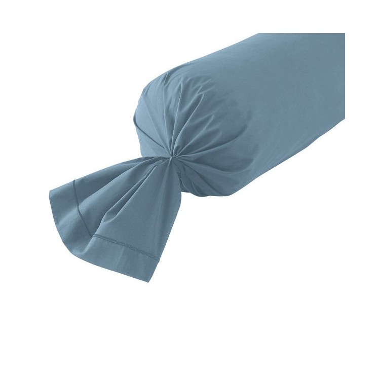Taie de Traversin 43X185 bleu fumé Nuit des Vosges