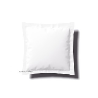 taie 65x65 jersey uni blanc blanc des Vosges