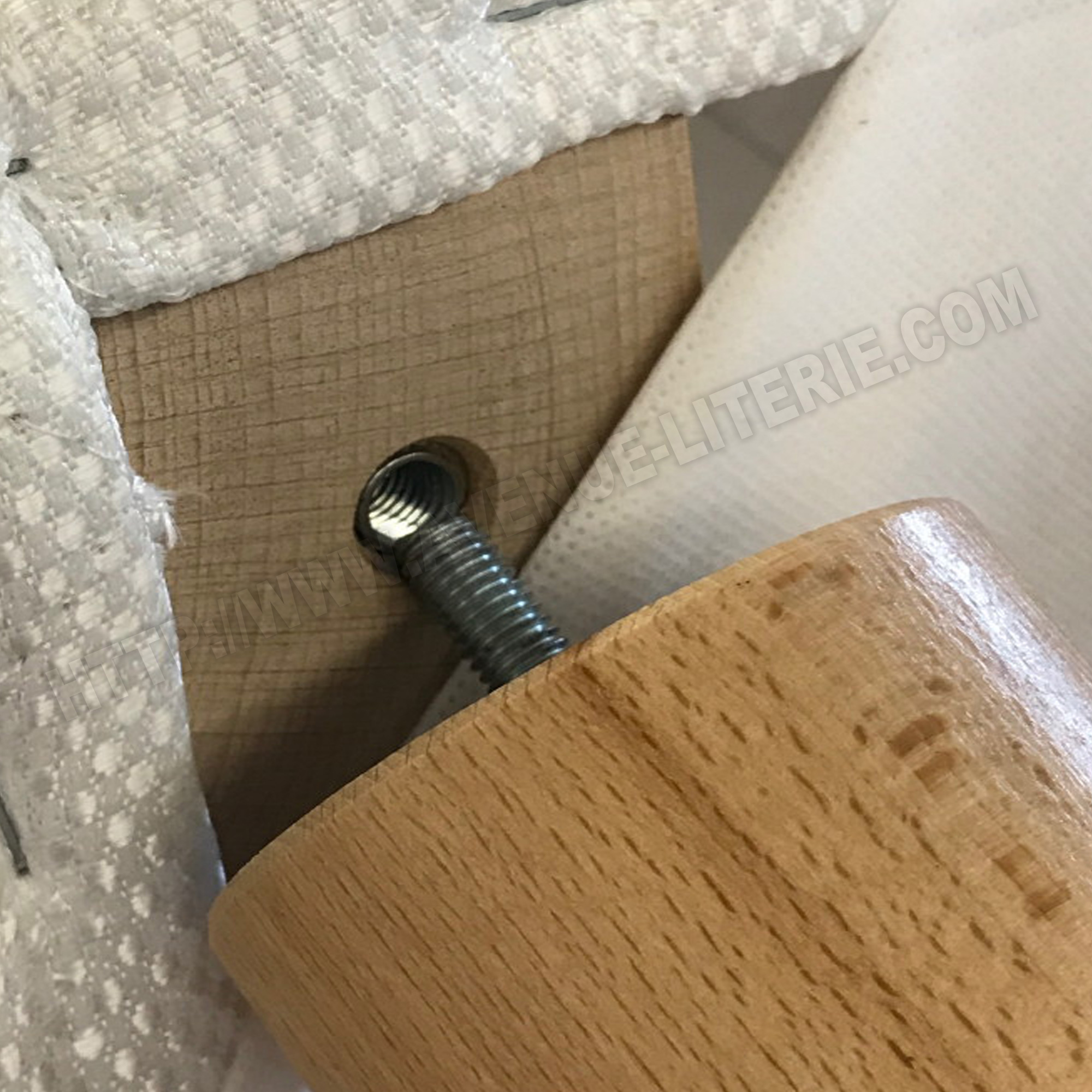 pied de lit pour ancien sommier