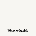 Blanc coton bdv