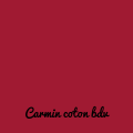 Carmin coton bdv