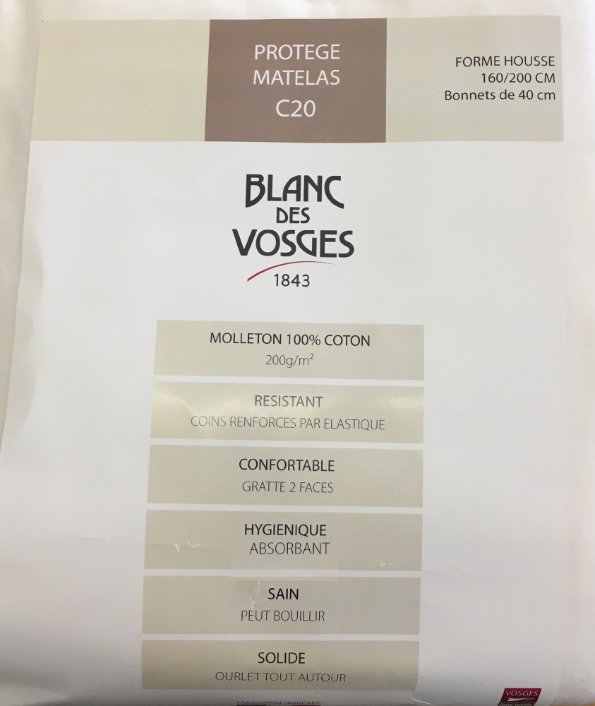 Blanc Des Vosges Alese Housse Coton 140 X 0 Ameublement Et Decoration Literie Et Linge De Maison Dwteam In