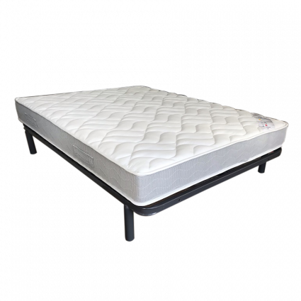 Ensemble Literie Maryland matelas + cadre a latte Ebac 140x190